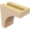 Ekena Millwork 3"W x 6"D x 6"H Classic Huntington Rough Cedar Woodgrain TimberThane Corbel, Primed Tan CORUR03X06X06HUNRCPR - alternate 4